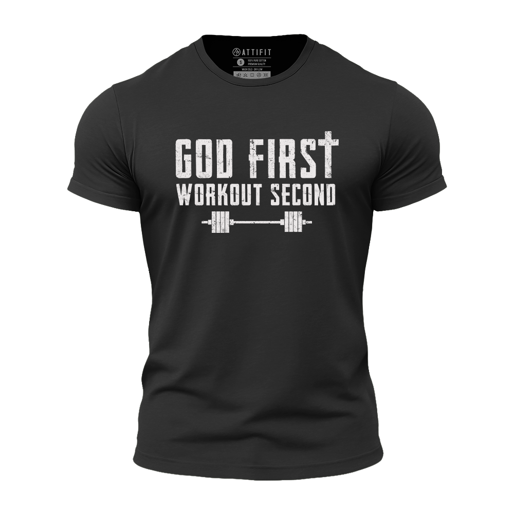 God First Workout Second Quick-Dry T-Shirt