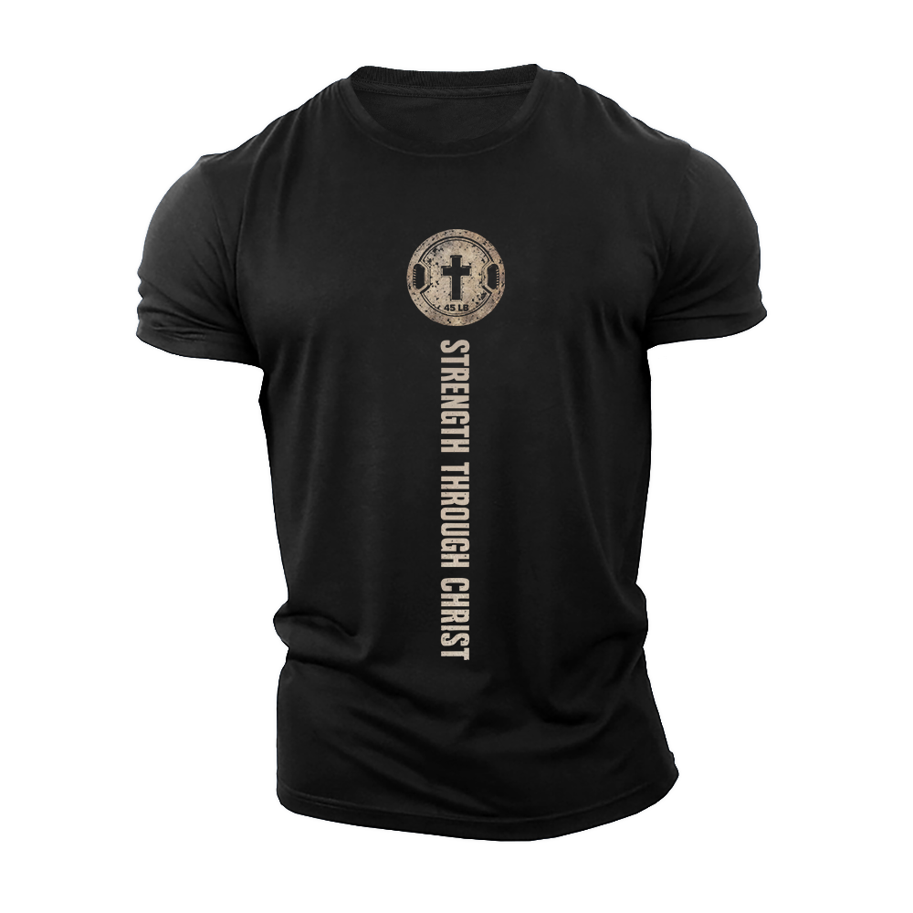 Cross of Strength Cotton T-Shirt