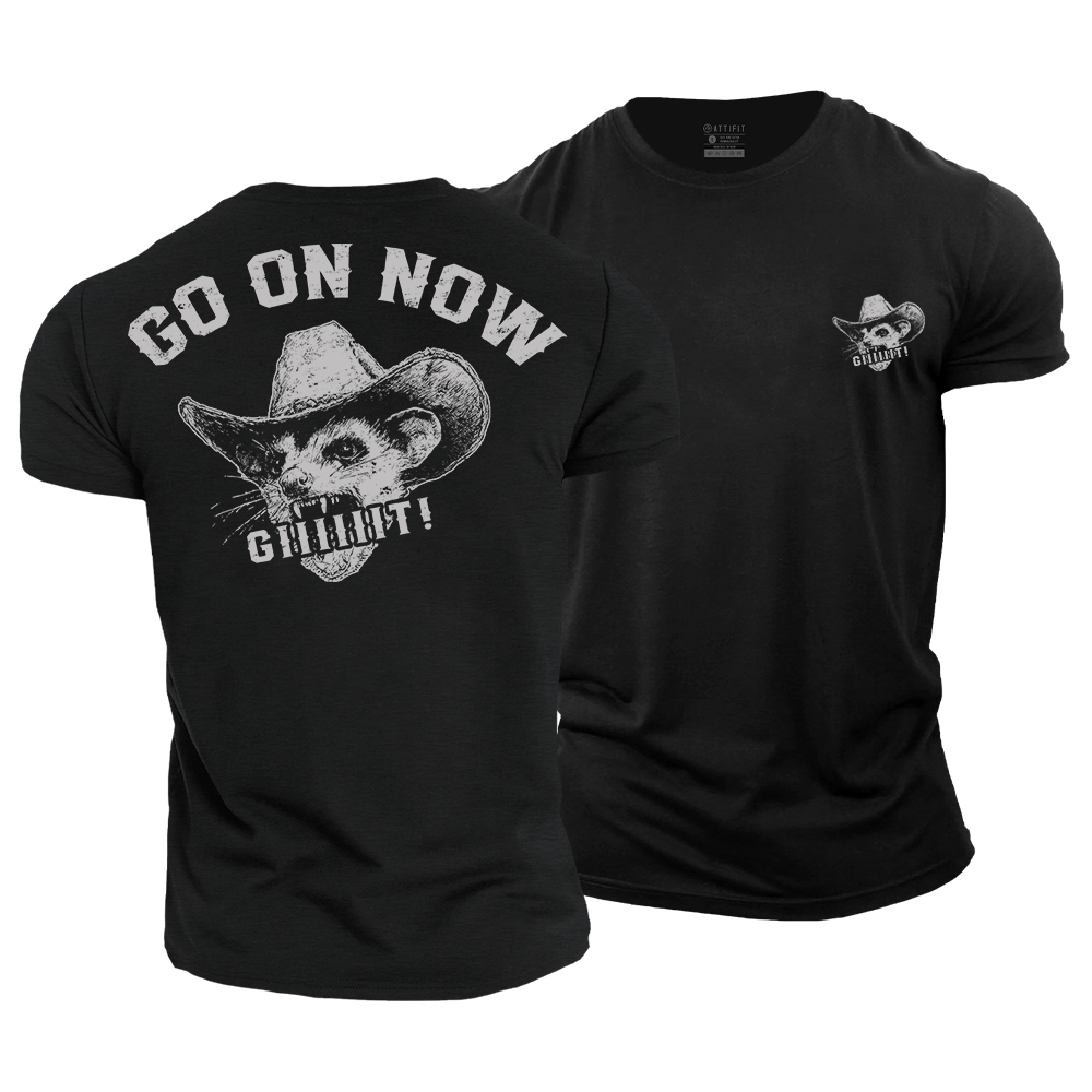 Go on Now Cotton T-Shirt