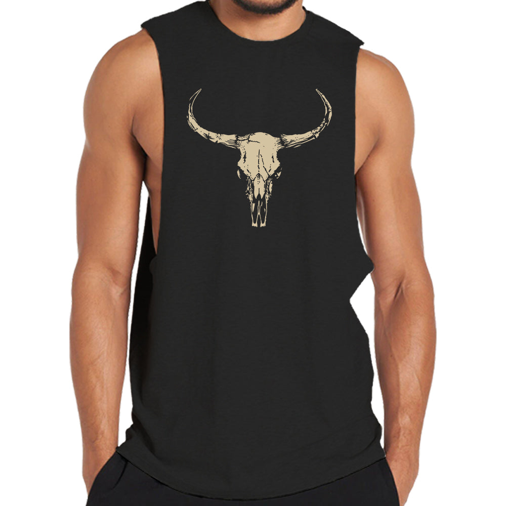 Bull Skull Tank Top