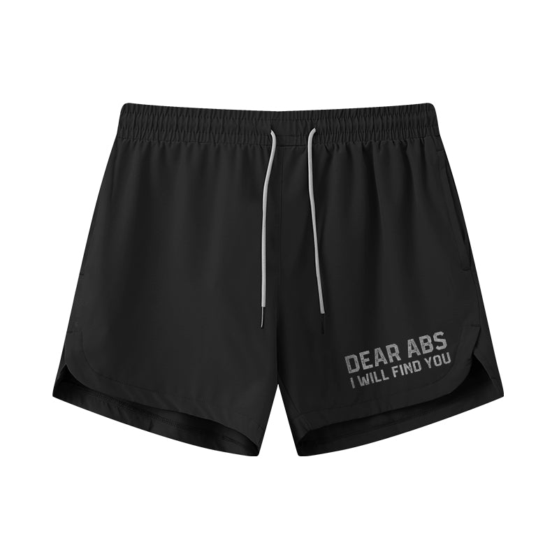 I Will Find You Athletic Quick-Dry Shorts