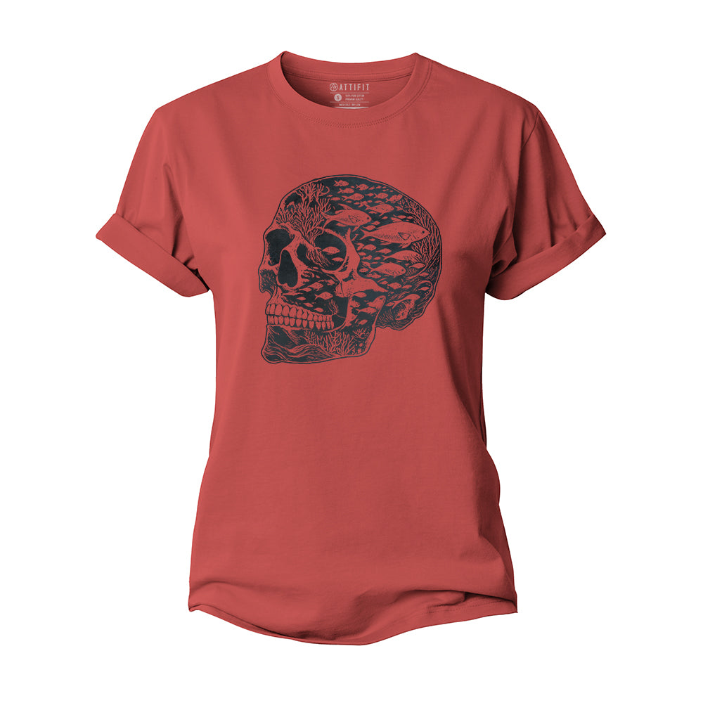Skull of the Sea Women's Cotton T-Shirt