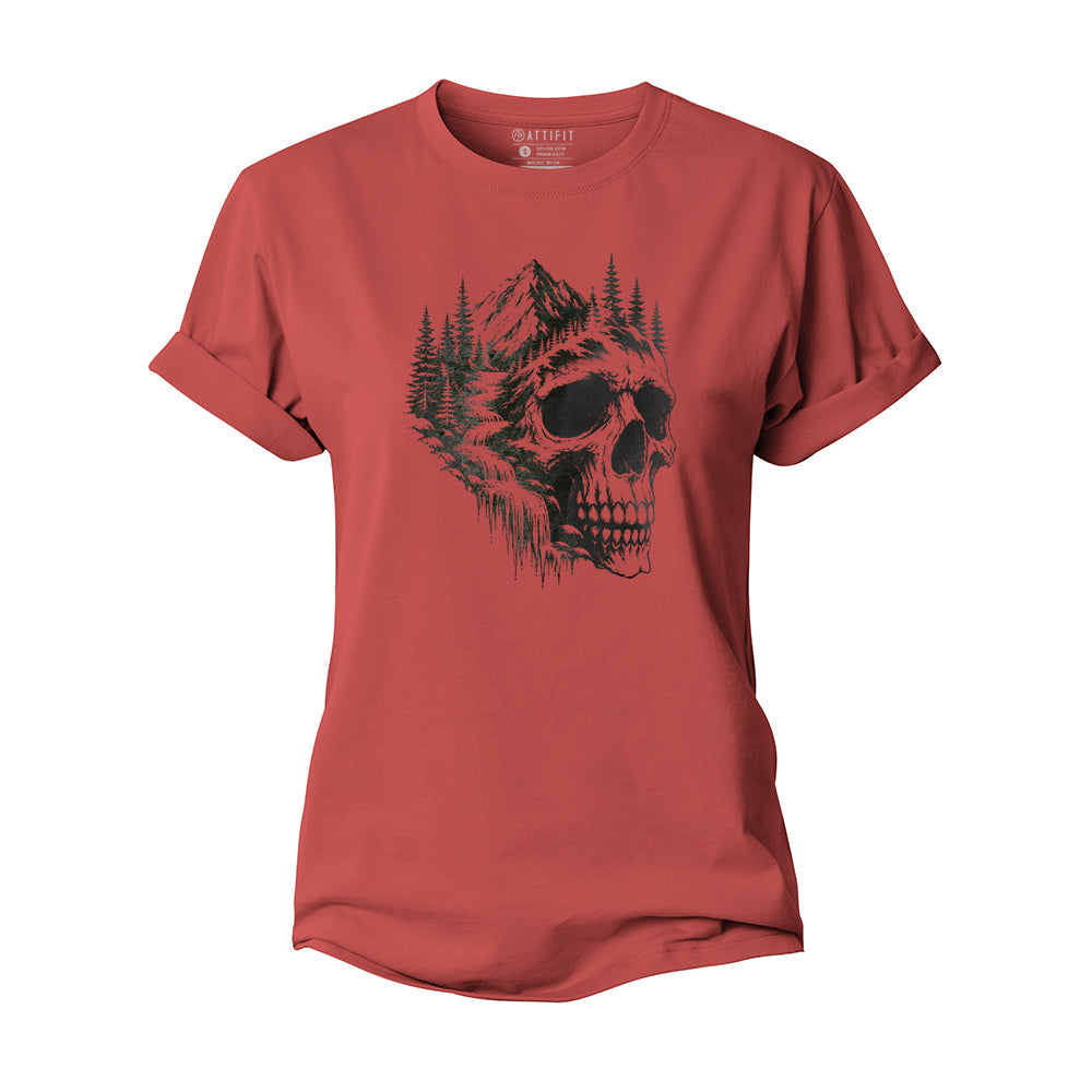 Mountain Skull Wilderness Women's Cotton T-Shirt