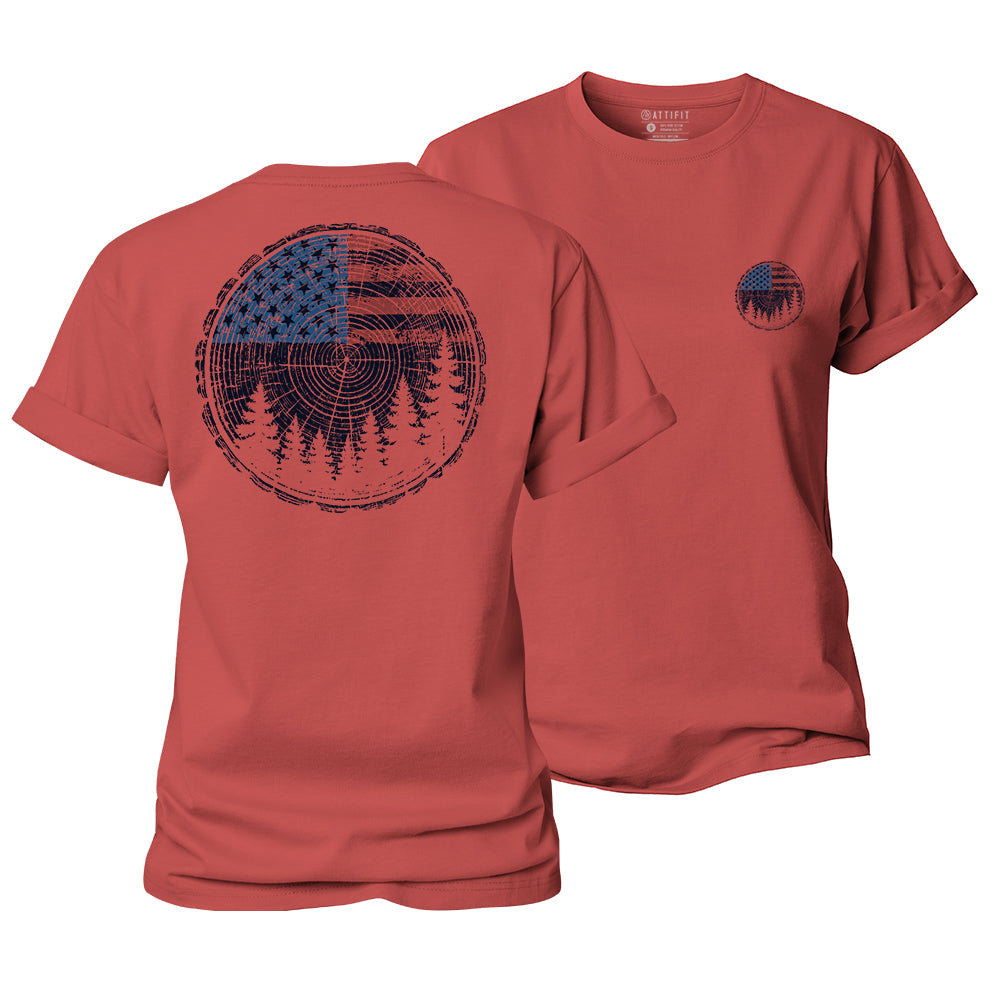 Rings of Freedom Women's Cotton T-Shirt