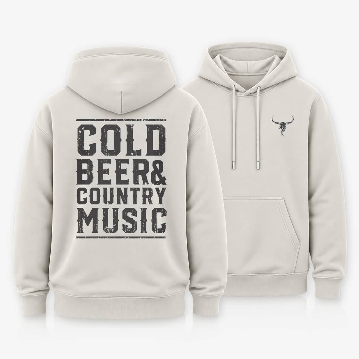 Cold Beer and Country Music Hoodie