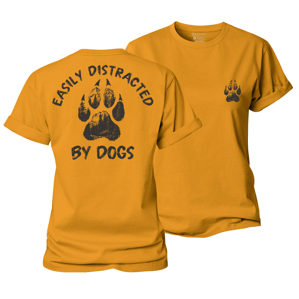 Easily Distracted by Dogs Women's Cotton T-Shirt