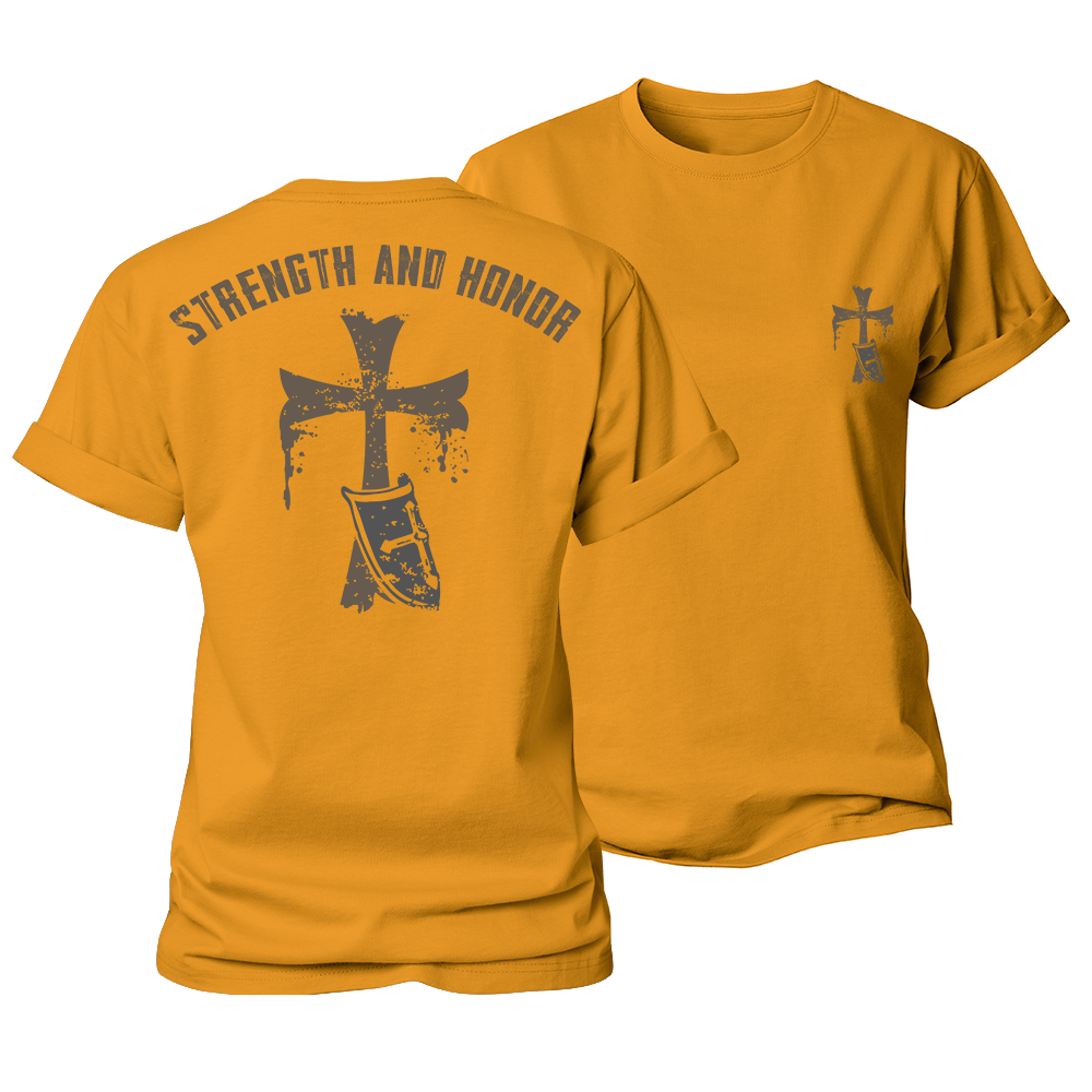 Strength and Honor Women's Cotton T-Shirt
