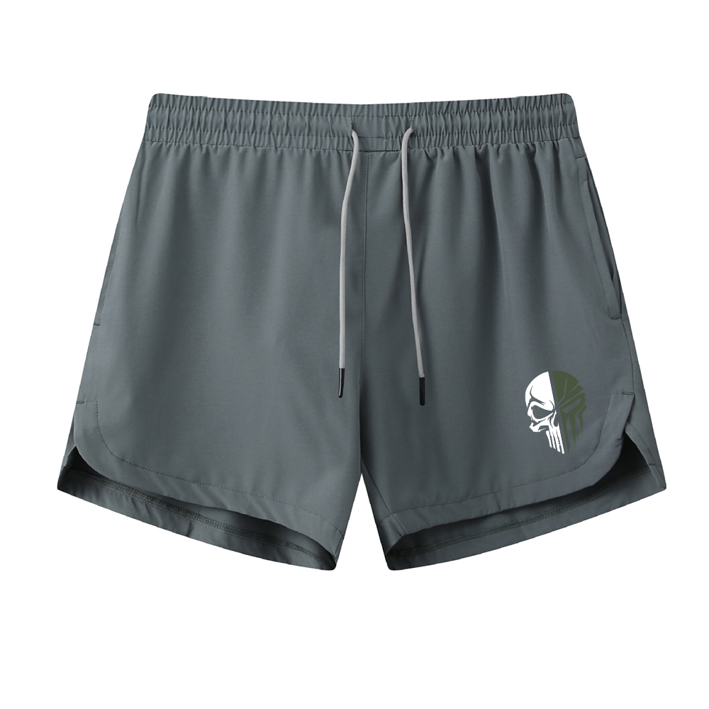 Skull Spartan 5-Inch Quick-Dry Shorts