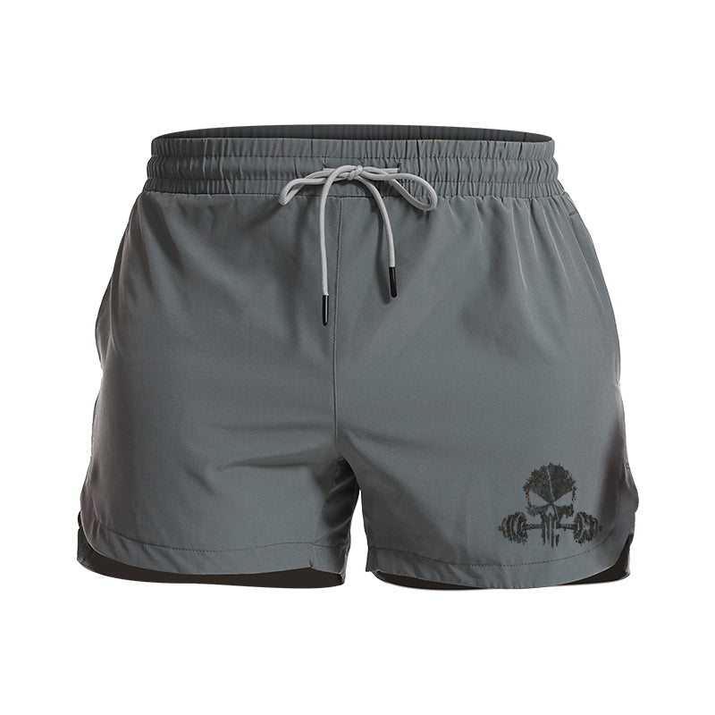 Skull Gym 5-Inch Quick-Dry Shorts