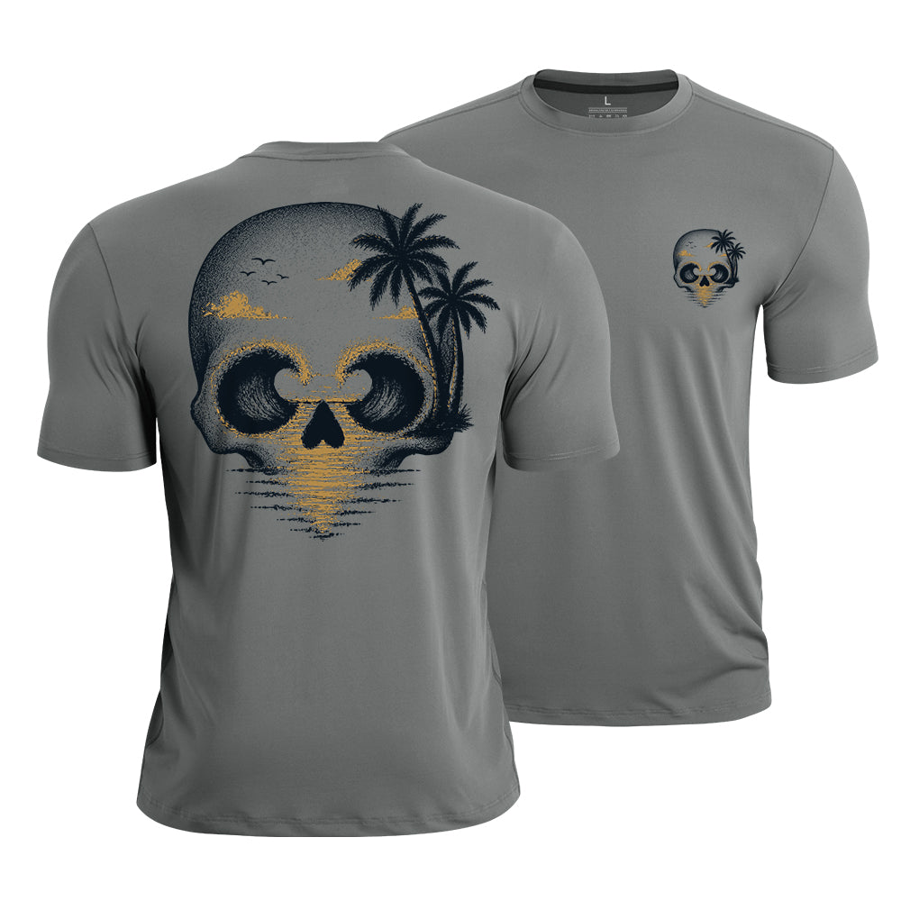 Ocean Skull Escape Quick-Dry T-Shirt