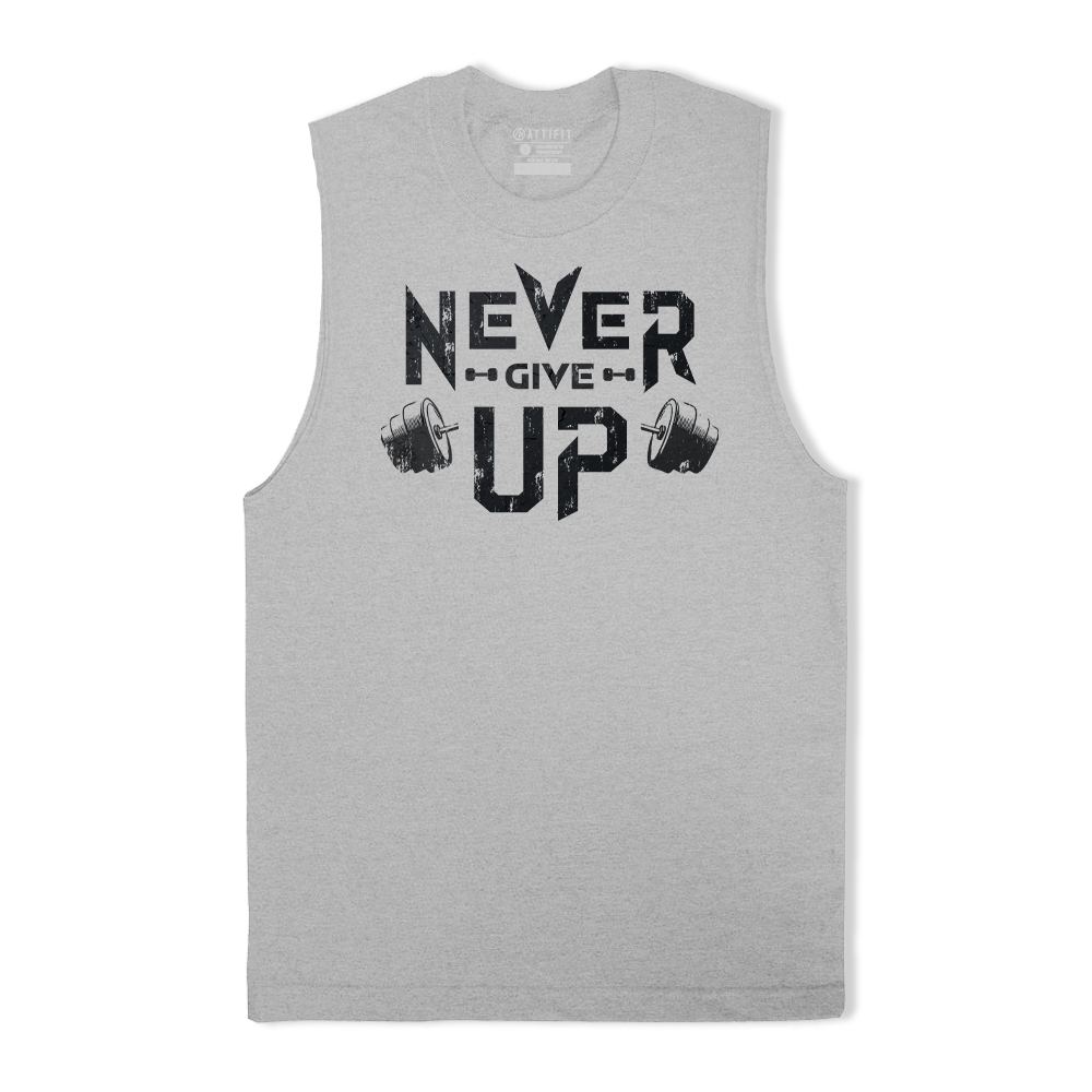 Never Give Up Skull Tank Top
