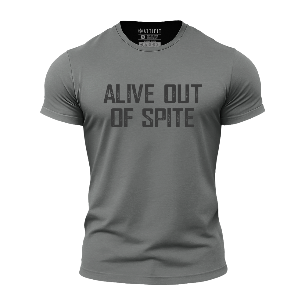 Alive Out Of Spite Athletic Quick-Dry T-Shirt