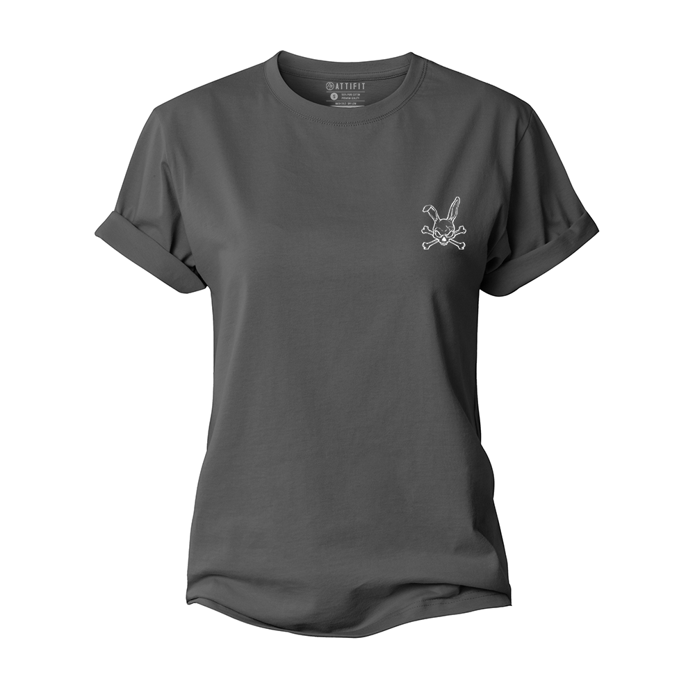 Skeleton Rabbit Women's Cotton T-Shirt