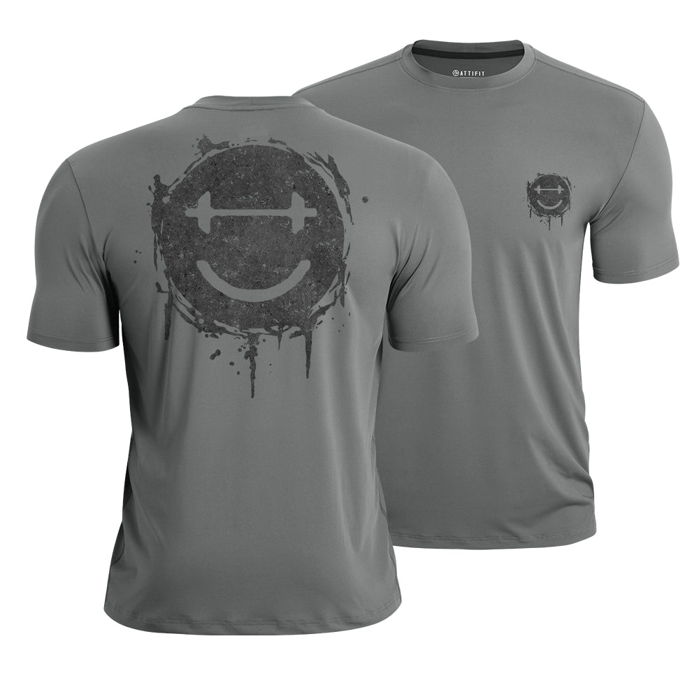 Dumbbell Smiley Quick-Dry T-Shirt