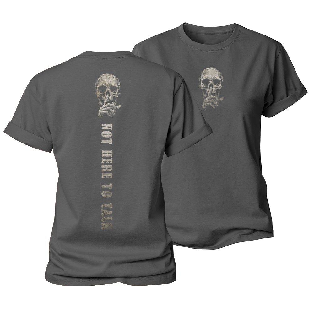 Not Here to Talk Women's Cotton T-Shirt