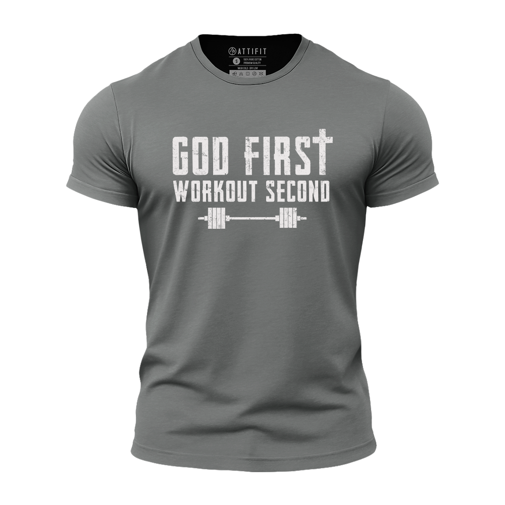 God First Workout Second Quick-Dry T-Shirt
