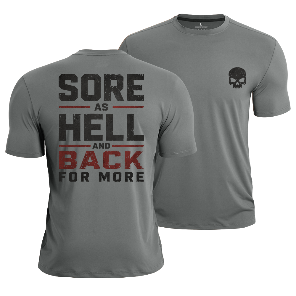 Sore Gym Skull Quick-Dry T-Shirt
