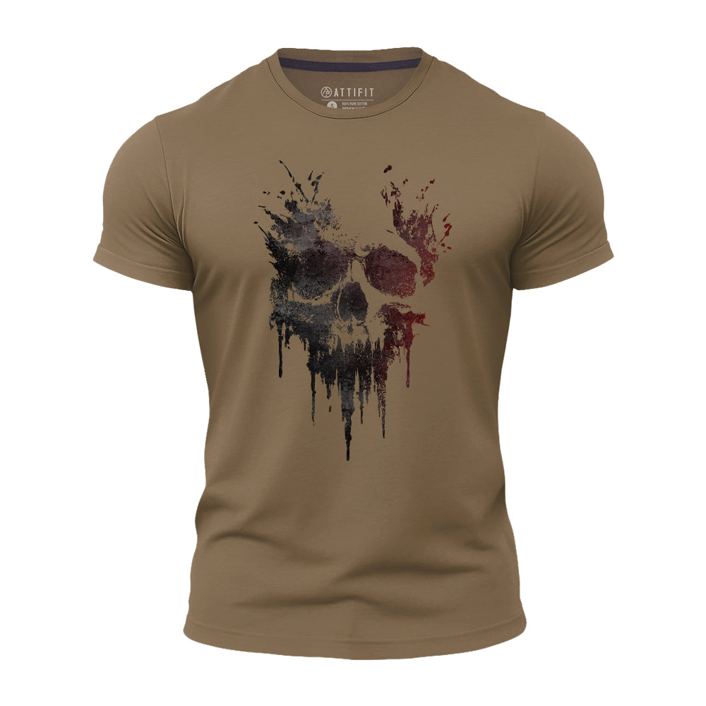 Skull in Shadows Quick-Dry T-Shirt