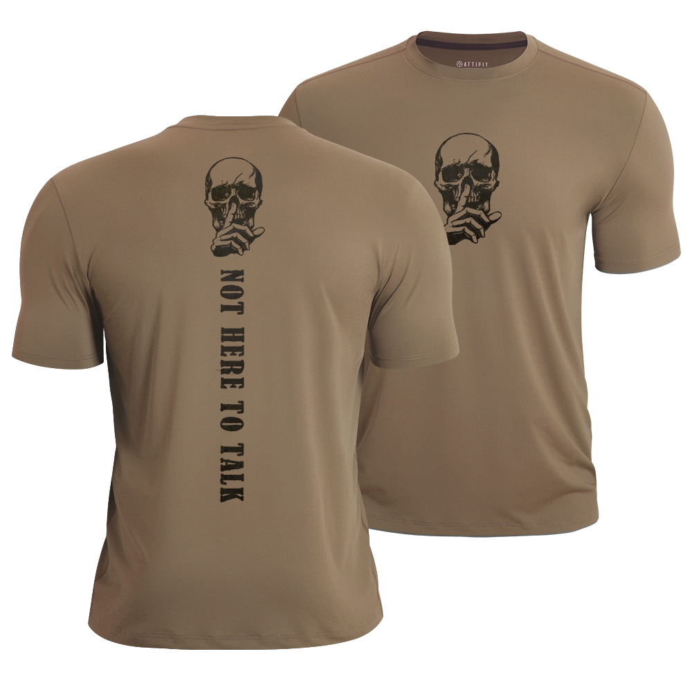 Not Here to Talk Quick-Dry T-Shirt
