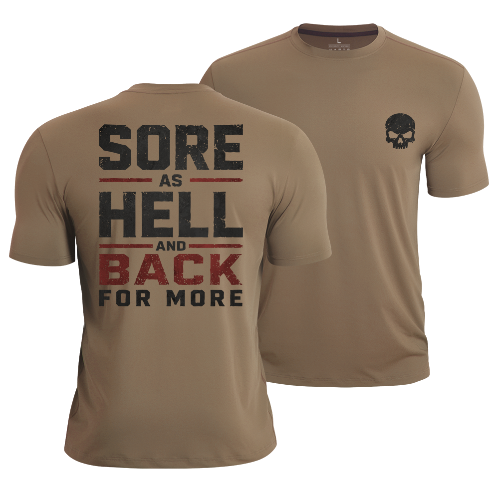 Sore Gym Skull Quick-Dry T-Shirt