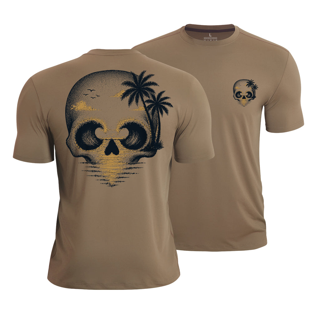 Ocean Skull Escape Quick-Dry T-Shirt