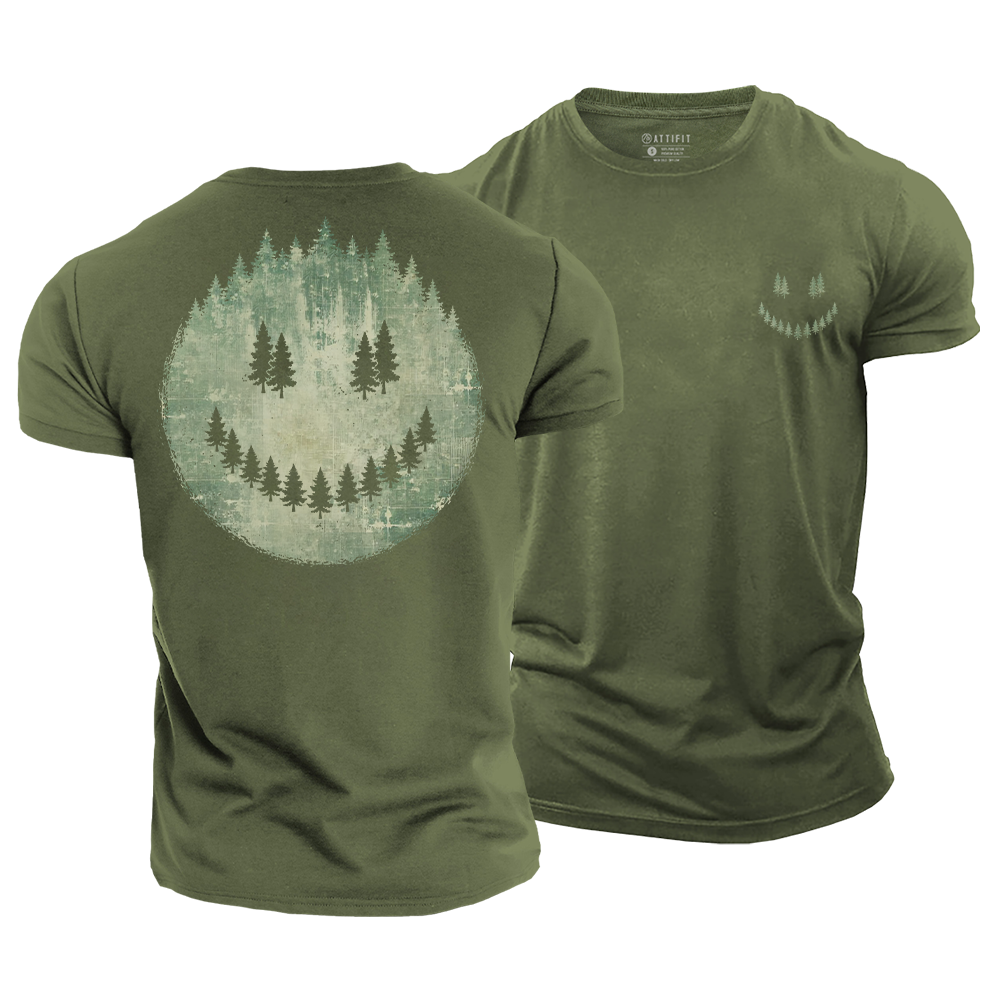 Forest Smile Adventure Cotton T-Shirt