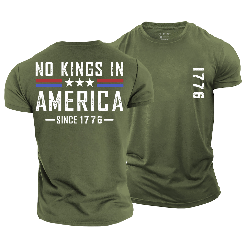 No Kings in America Cotton T-Shirt