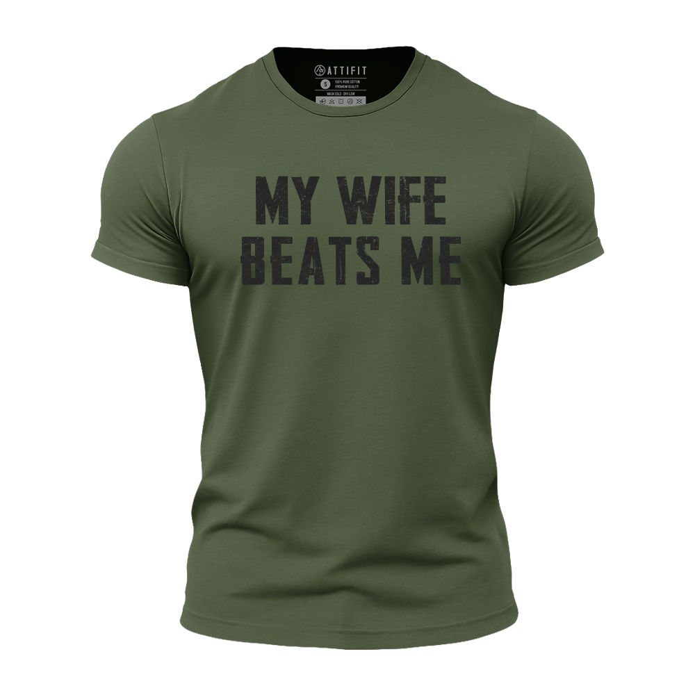 My Wife Beats Me Athletic Quick-Dry T-Shirt