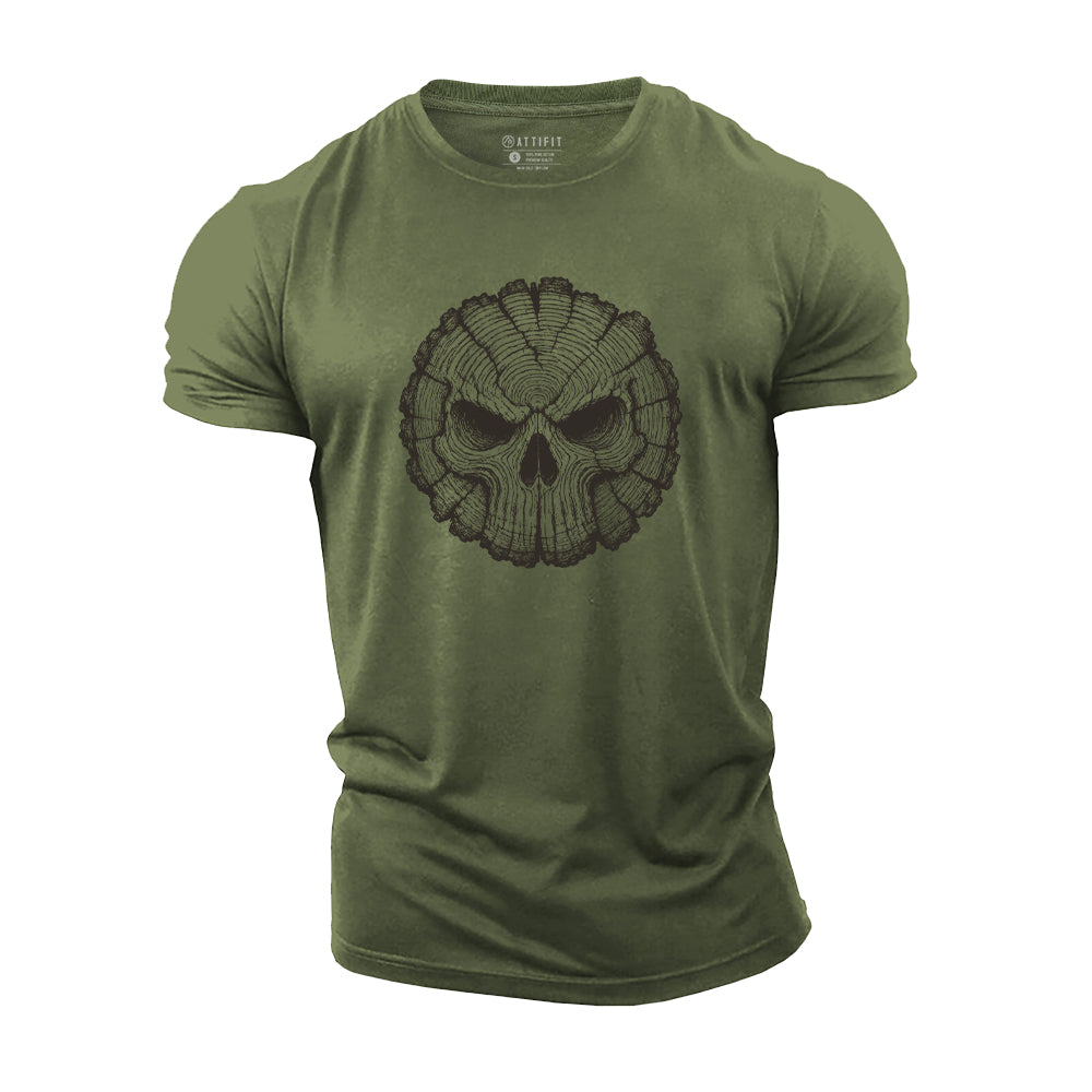Legacy Tree Skull Cotton T-Shirt