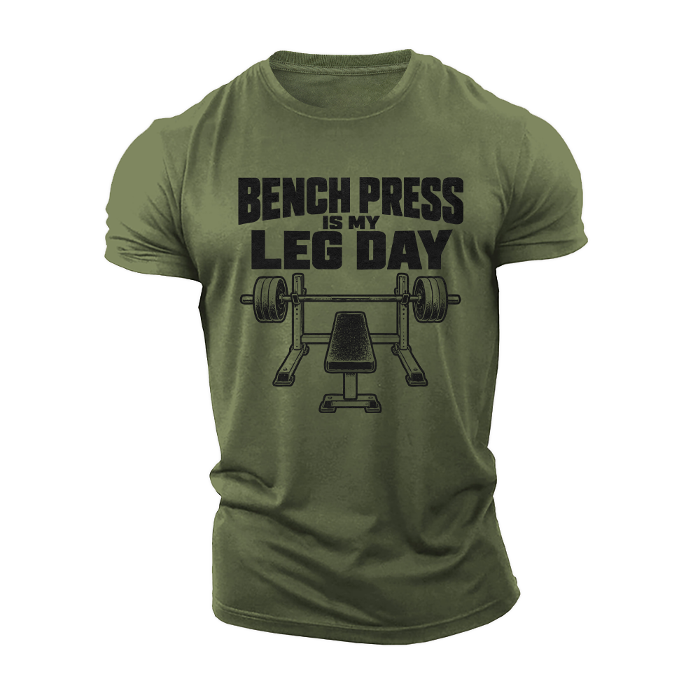 Bench Press Humor Cotton T-Shirt