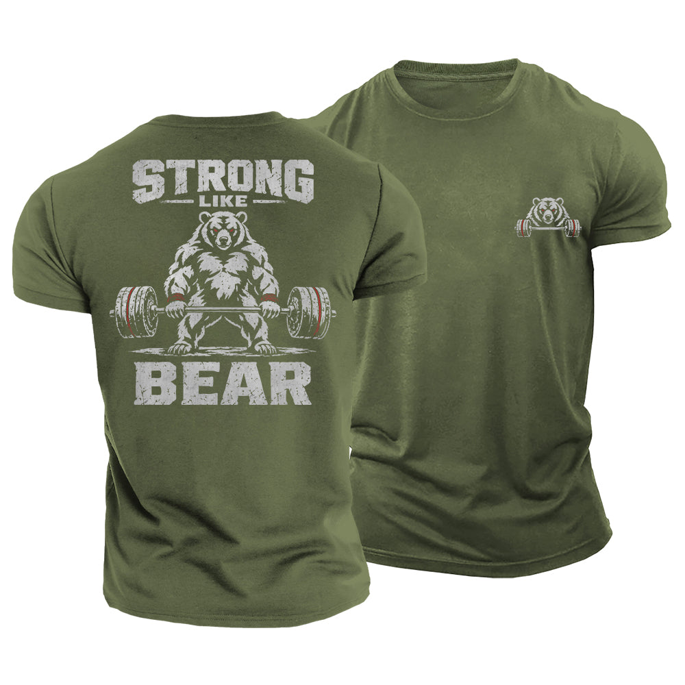 Bear Power Cotton T-Shirt