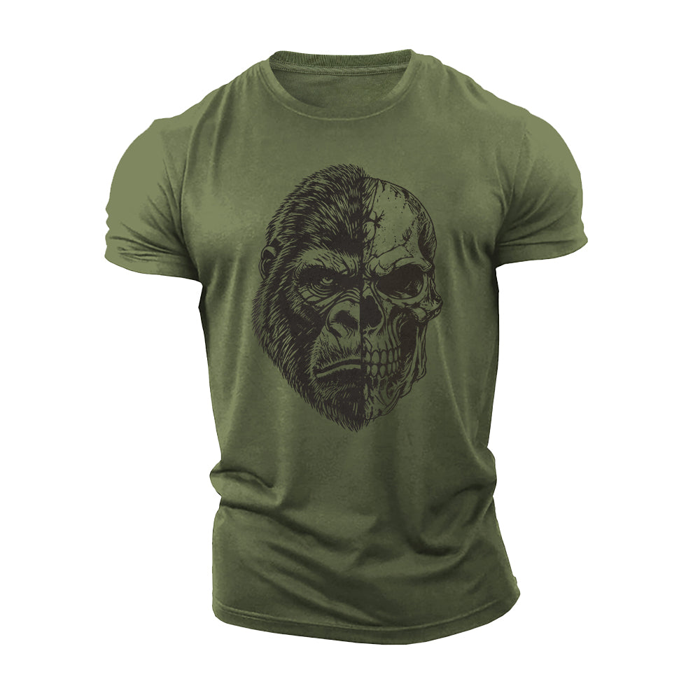 Beast Within Skull Cotton T-Shirt