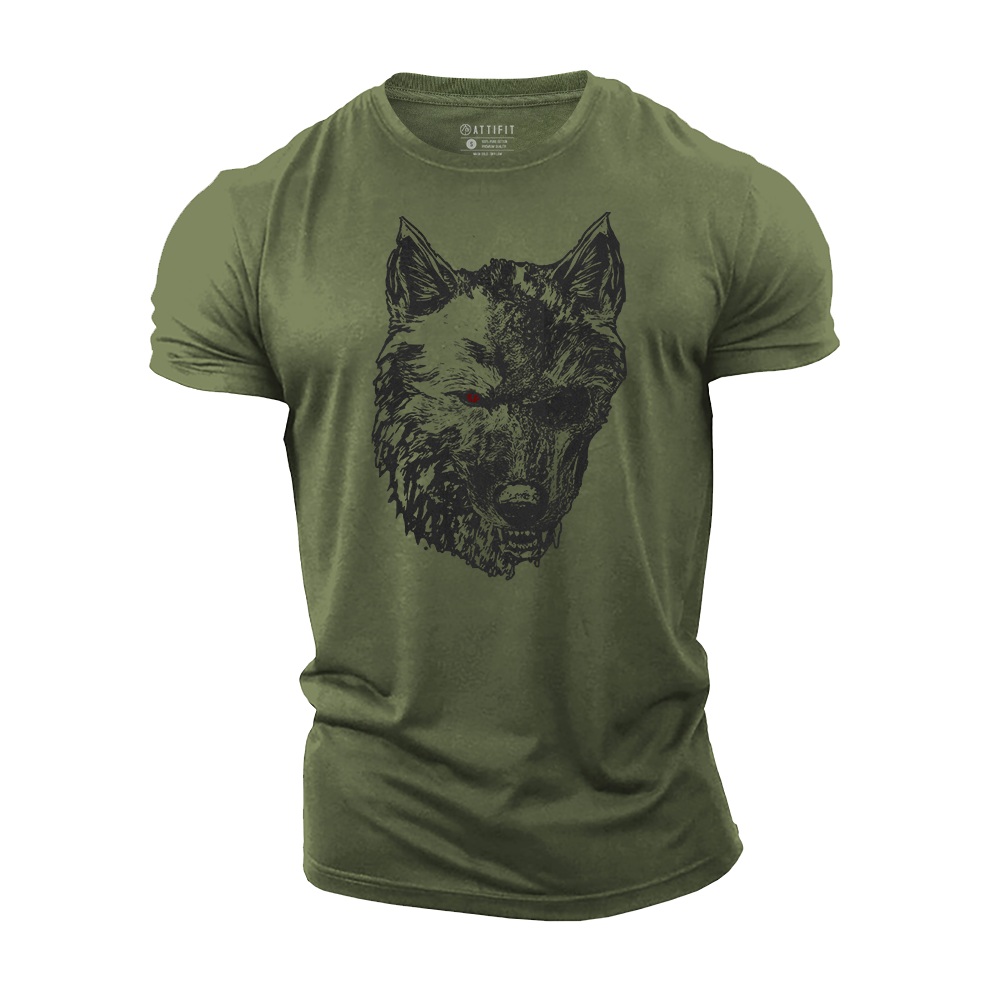 The Golden Wolf Cotton T-Shirt