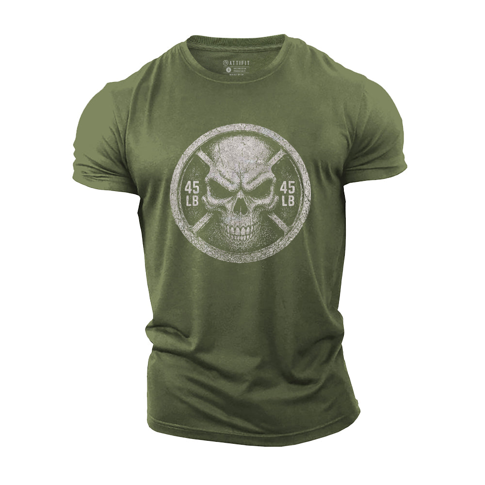 Skull Gym Cotton T-Shirt