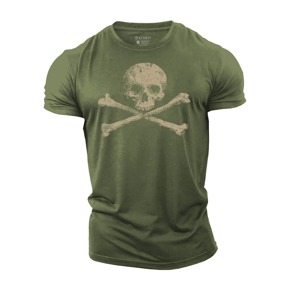 Skull Bones Cotton T-Shirt