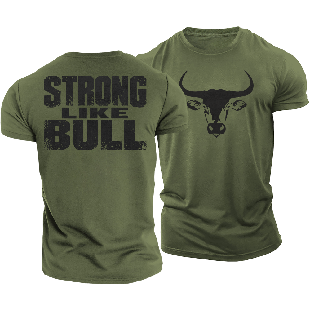 Bull Strength Cotton T-Shirt