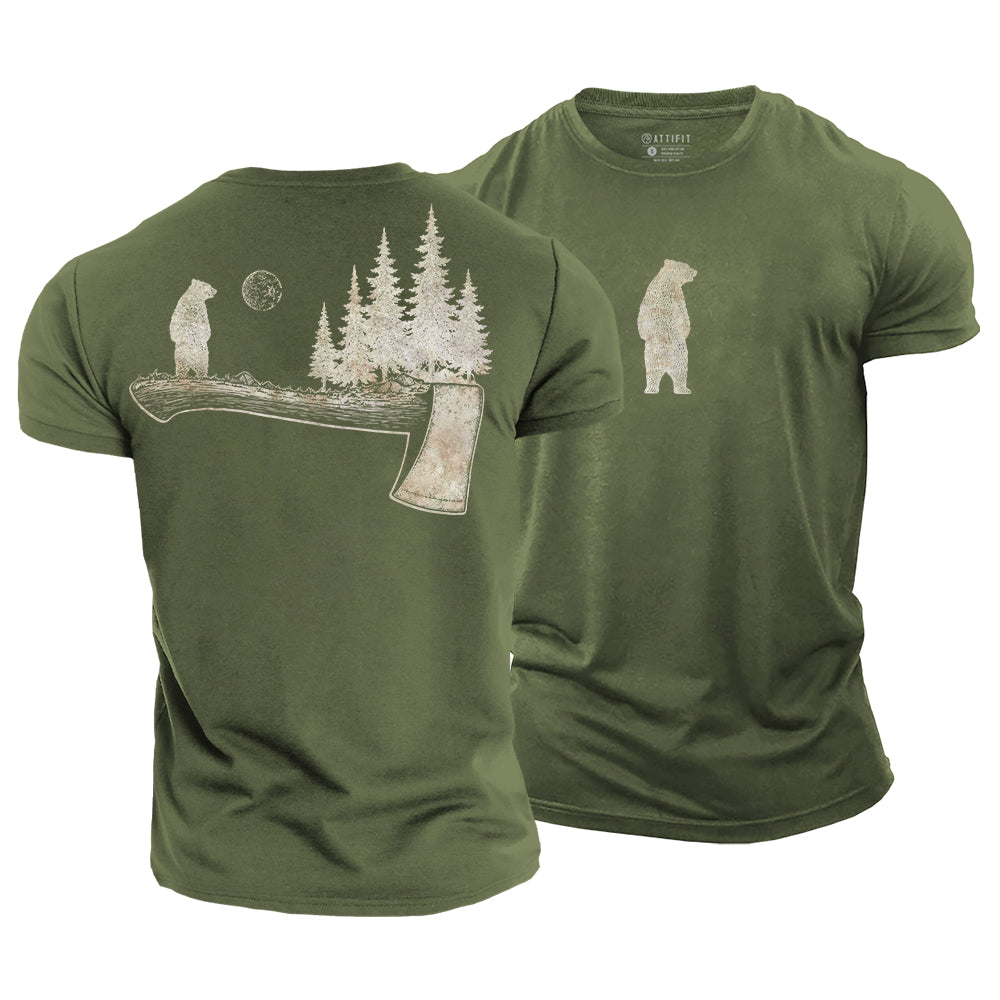 Axe And Wild Cotton T-Shirt