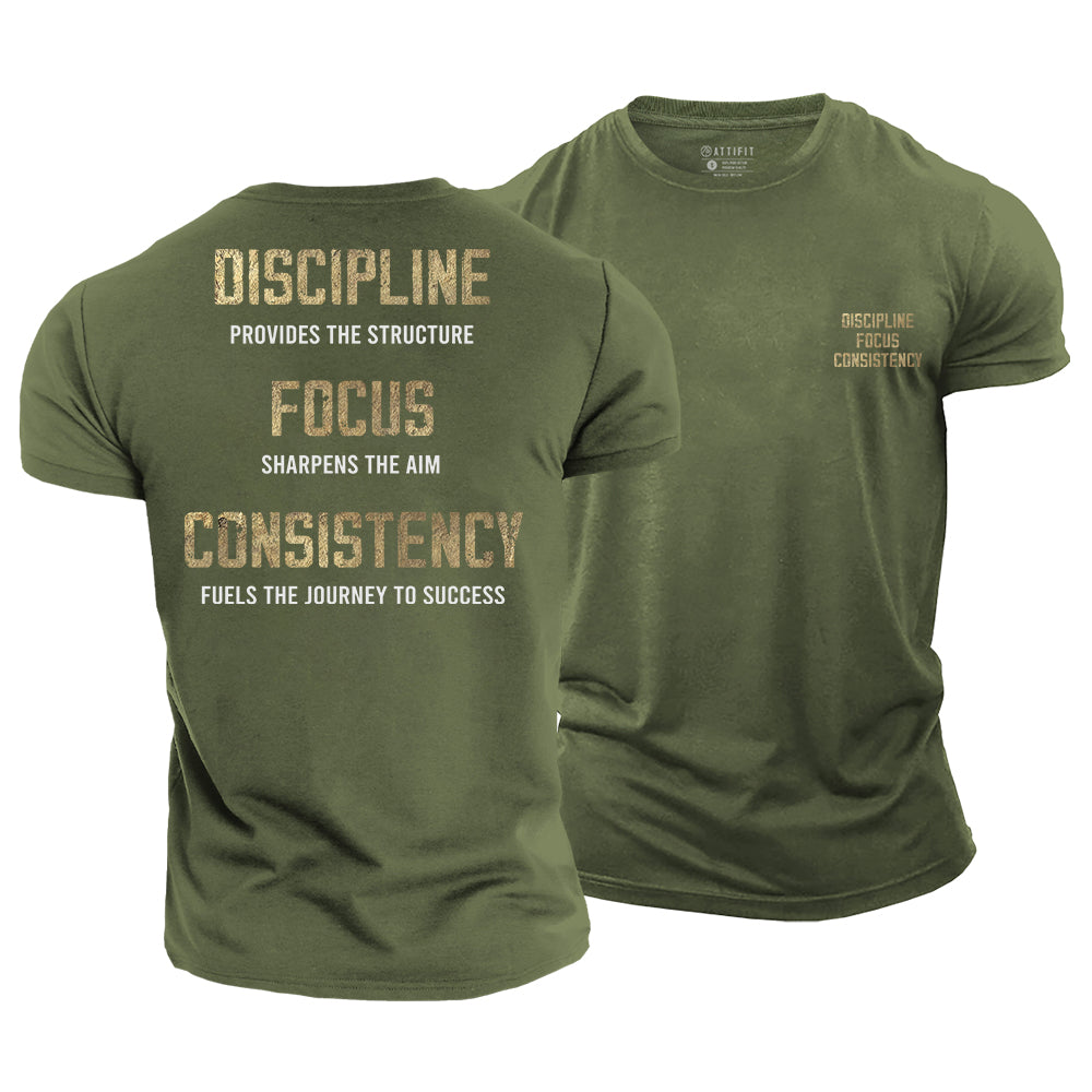 Discipline Focus Consistency Cotton T-Shirt