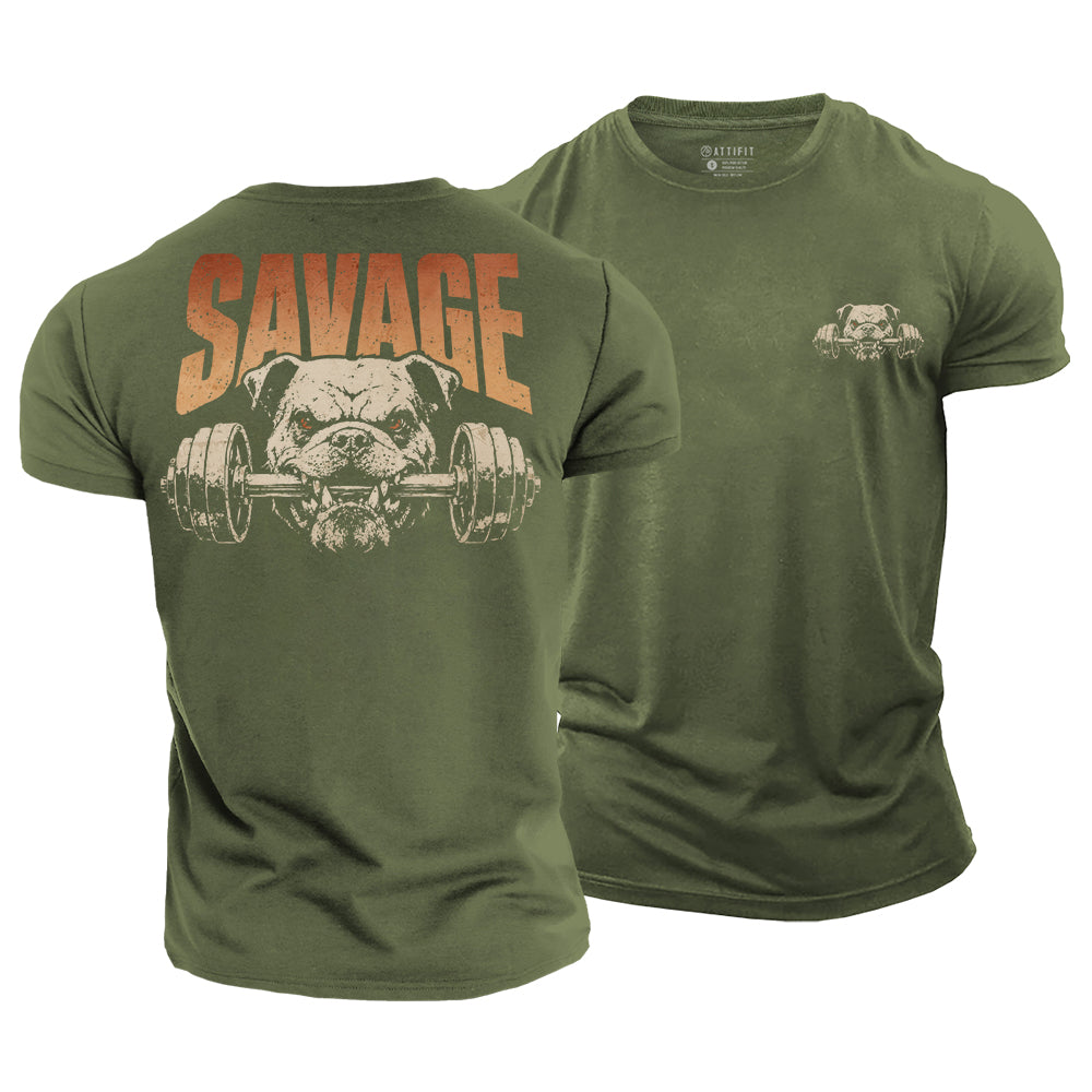 Heavy Iron Savage Cotton T-Shirt