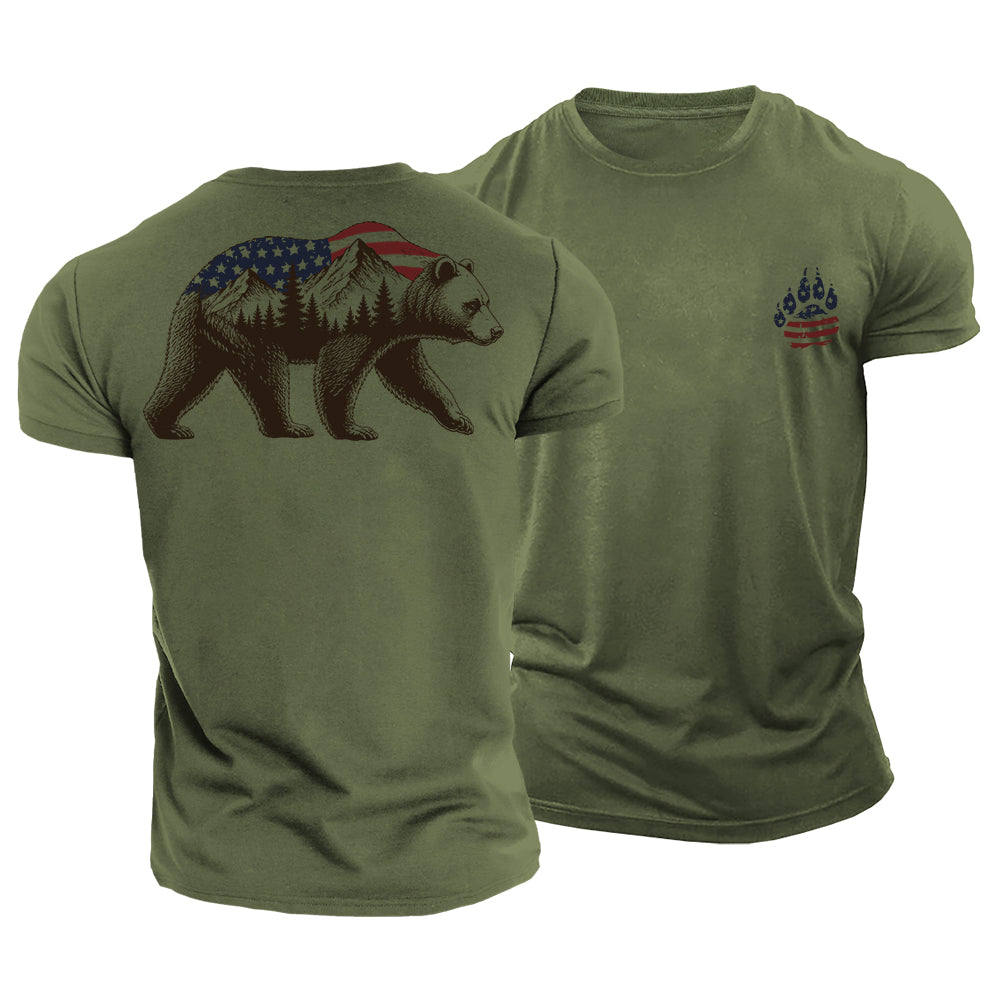 Wild Bear Cotton T-Shirt