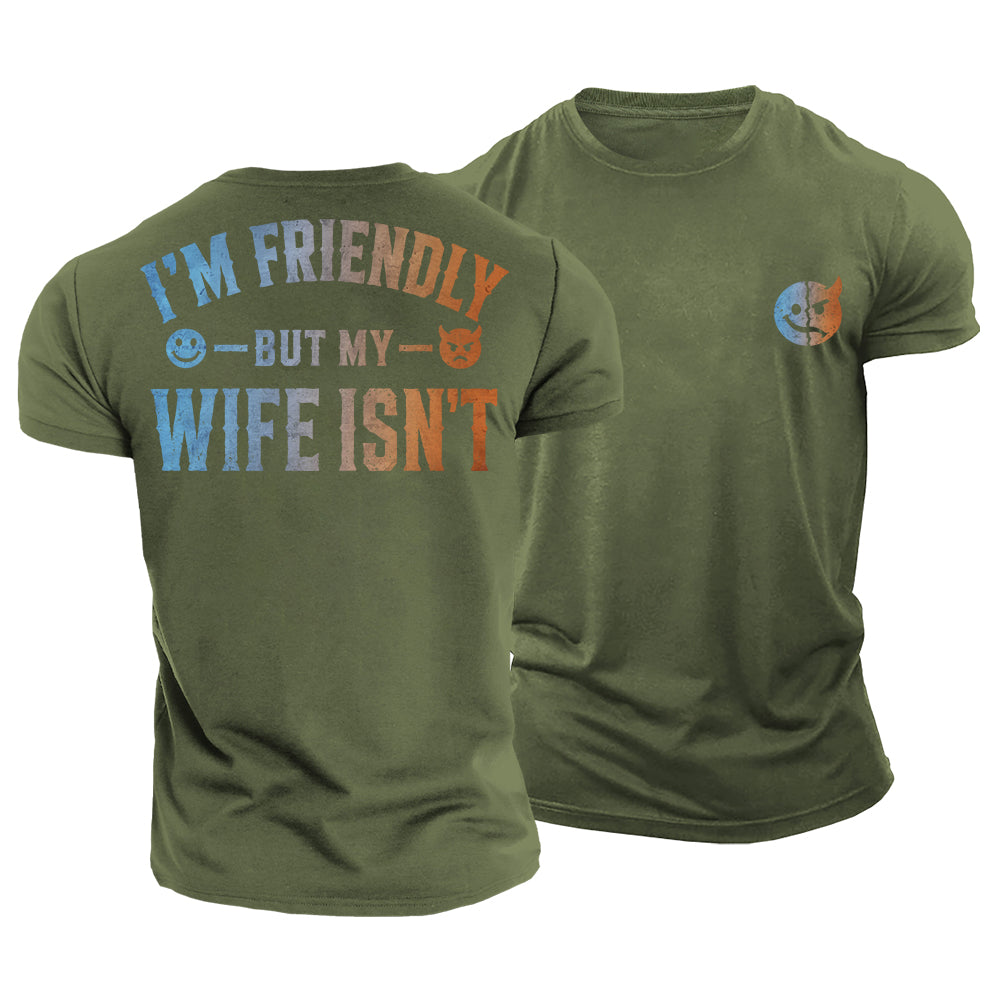 Approach with Caution Cotton T-Shirt