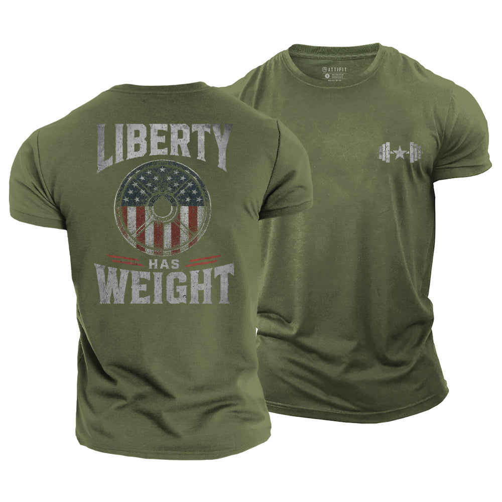 Liberty Has Weight Cotton T-Shirt