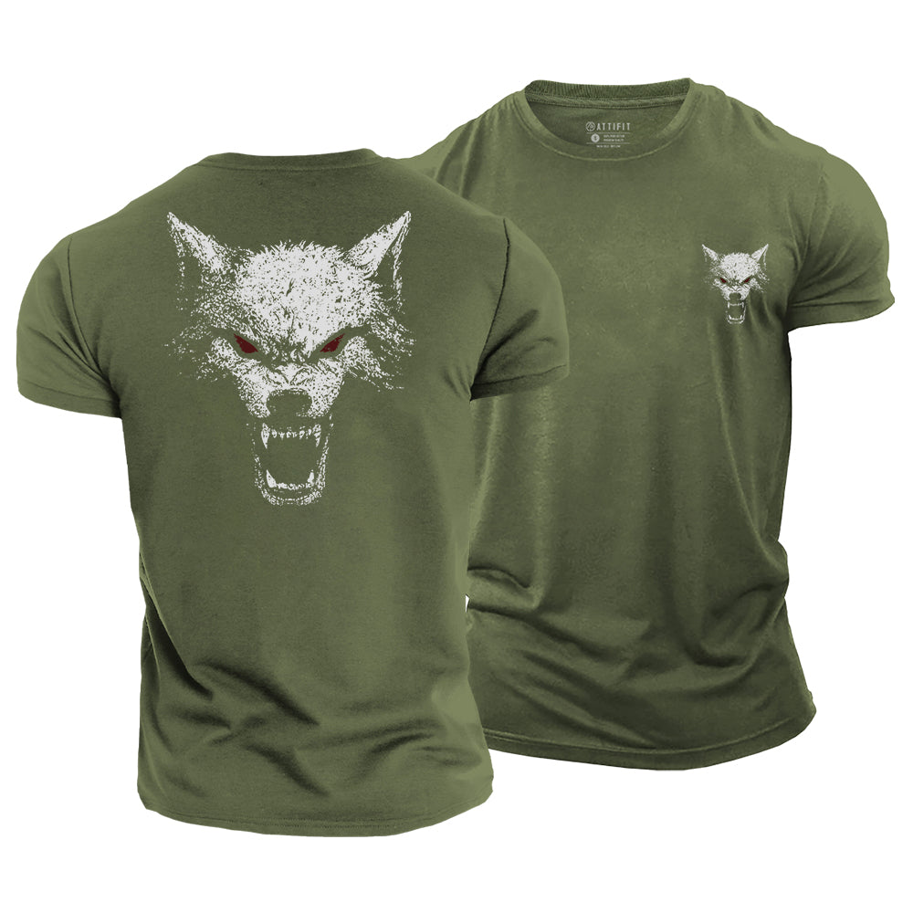 Predator Spirit - Wolf Cotton T-Shirt