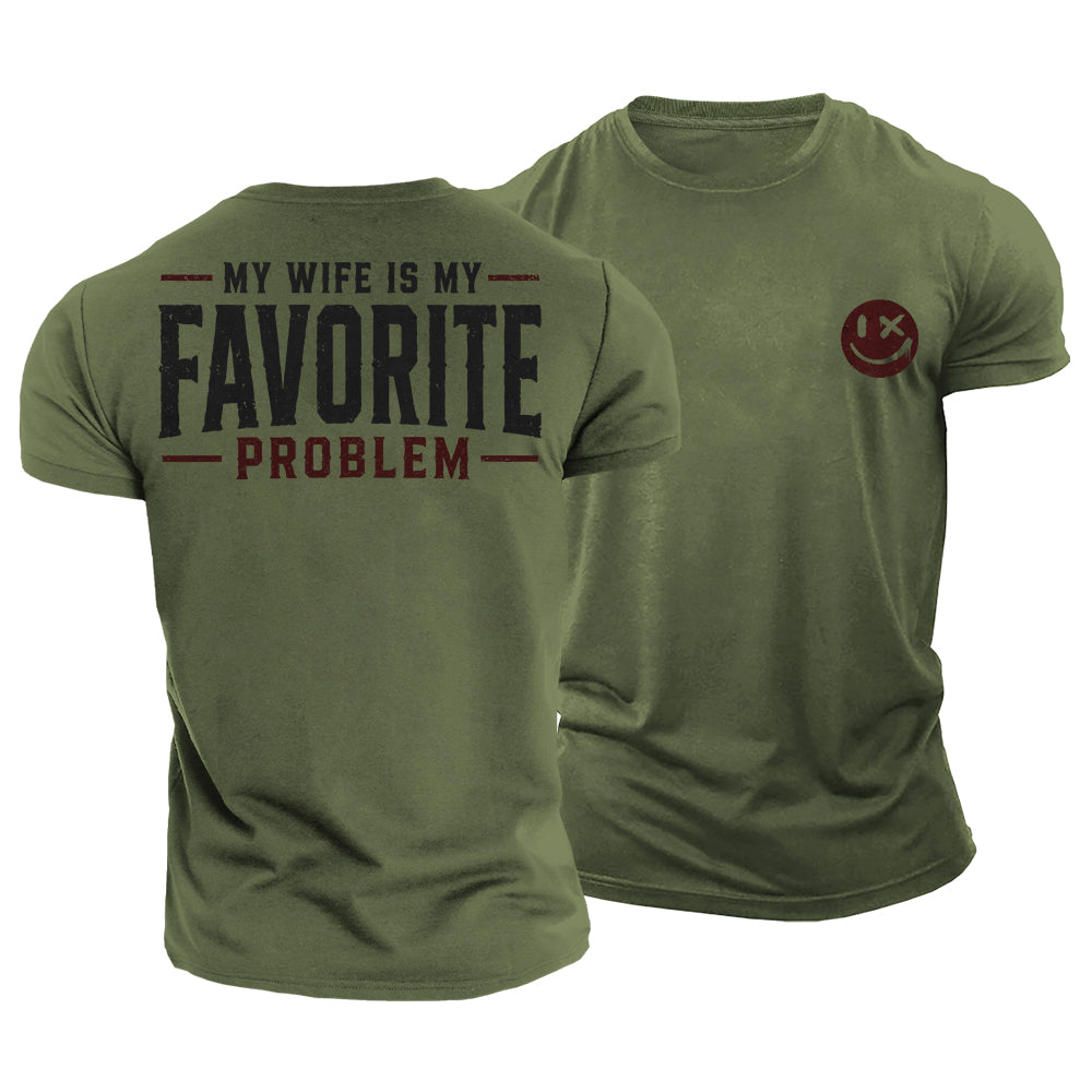 Marriage Humor Cotton T-Shirt