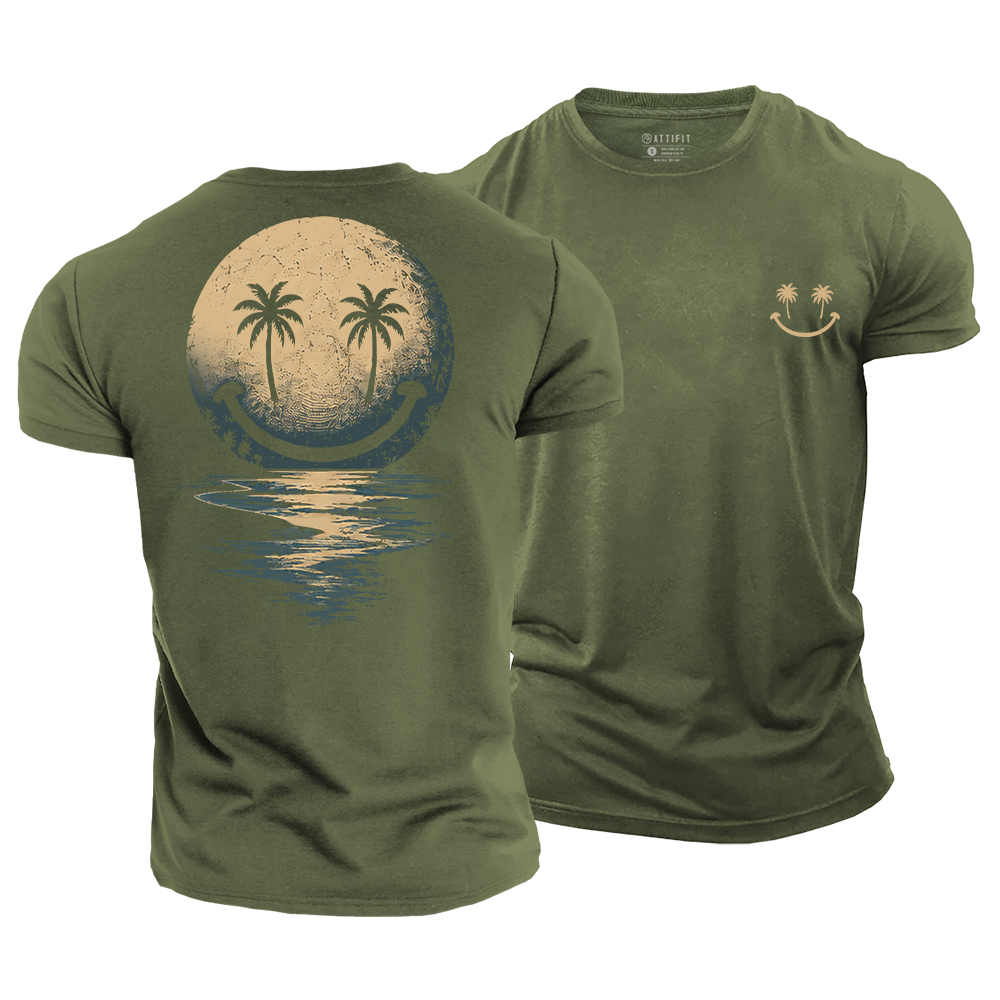 Island Life Smile Cotton T-Shirt