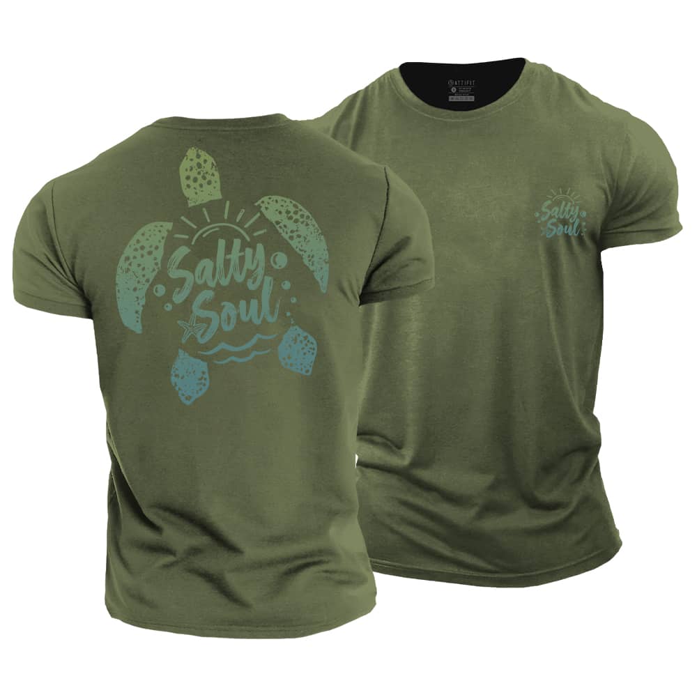 Salty Soul Cotton T-Shirt