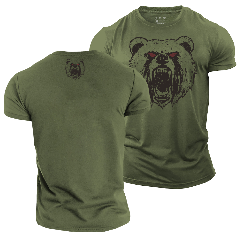 Rage of the Bear Cotton T-Shirt