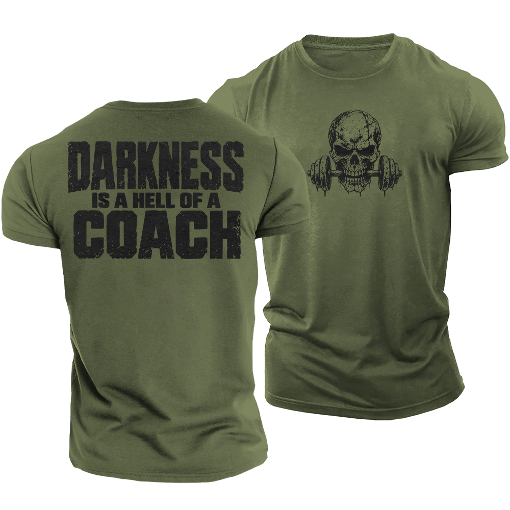 Darkness Is My Coach Cotton T-Shirt