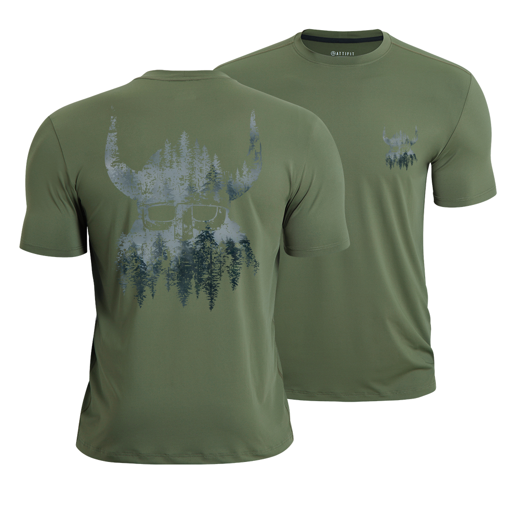 Horned Forest Warrior Athletic Quick-Dry T-Shirt