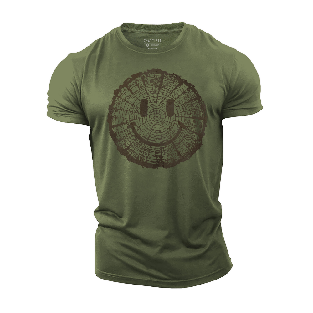 Smile Face Cotton T-Shirt